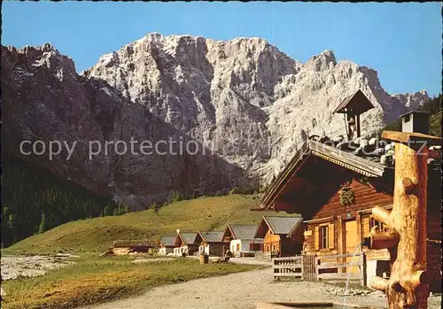 Hinterriss Tirol Brubenkar Karwendel Cafe Eng  Kat. Vomp