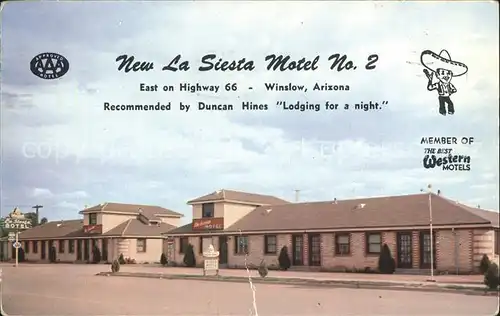 Winslow Arizona New La Siesta Motel / Winslow /