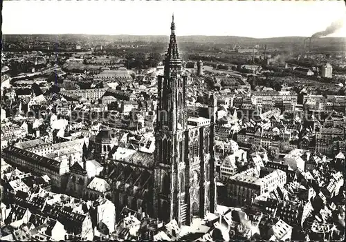 Strasbourg Alsace Fliegeraufnahme mit Cathedrale Kat. Strasbourg