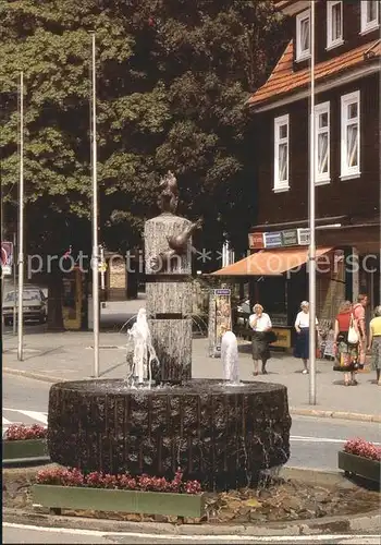 Braunlage Eichhoernchenbrunnen Kat. Braunlage Harz