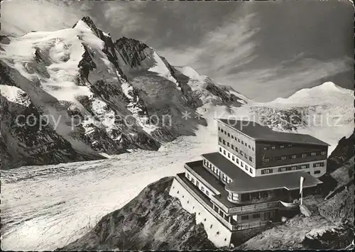 Grossglockner Fliegeraufnahme Kaiser Franz Josef Haus Kat. Heiligenblut