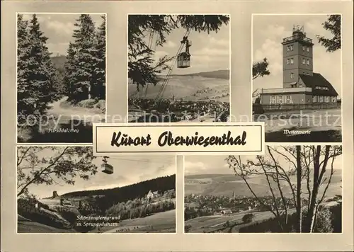 Oberwiesenthal Erzgebirge Wetterwarte Schoenjungferngrund Kat. Oberwiesenthal