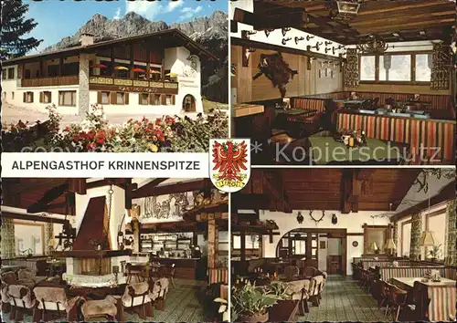 Nesselwaengle Tirol Alpengasthof Krinnenspitze Kat. Nesselwaengle