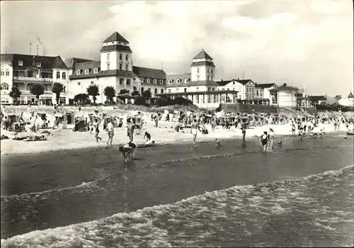 Binz Ruegen Strandpartie Kat. Binz