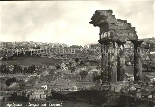 Agrigento Tempio dei Dioscuri Kat. Agrigento