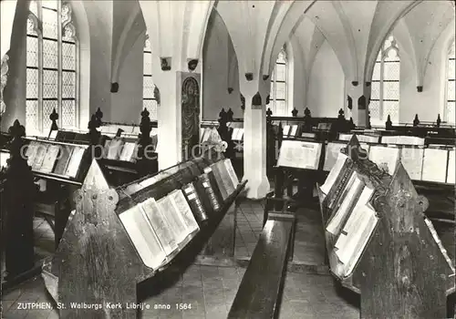 Zutphen Walburgs Kerk Lesesaal Kat. Zutphen