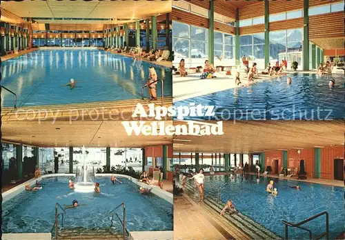 Garmisch Partenkirchen Alpspitzwellenbad Springerbecken Lehrschwimmbecken Kat. Garmisch Partenkirchen