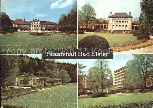 Bad Elster Badehaus Kurhaus HO Badecafe Kliniksanatorium Kat. Bad Elster