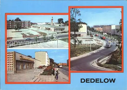 Dedelow POS Hermann Matern Konsum Kaufhalle Neue Wohnkomplexe Kat. Prenzlau