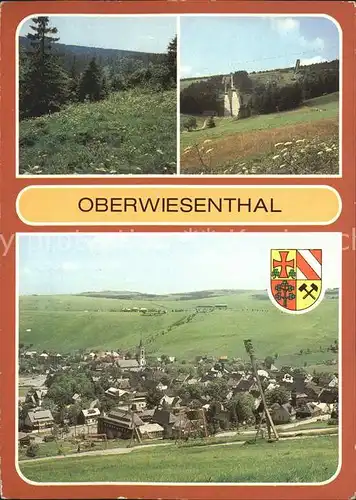 Oberwiesenthal Erzgebirge Baerwurzwiesen Zechengrund Sprungschanzen Teilansicht Kat. Oberwiesenthal