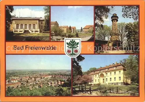 Bad Freienwalde Teilansichten Aussichtsturm Panorama Kat. Bad Freienwalde