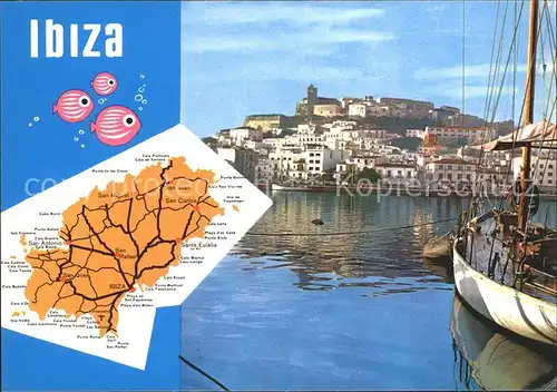 Ibiza Islas Baleares Hafenpartie Kat. Ibiza