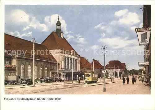 Goerlitz Sachsen Hauptbahnhof Strassenbahn Kat. Goerlitz
