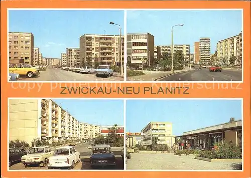 Zwickau Sachsen OT Neu Planitz Teilansichten Kat. Zwickau