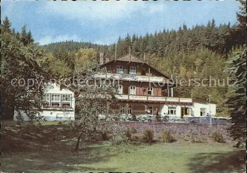 Tabarz Hotel Schweizerhaus Kat. Tabarz Thueringer Wald