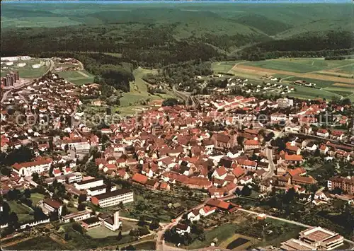 Buchen Odenwald Fliegeraufnahme Kat. Buchen (Odenwald)