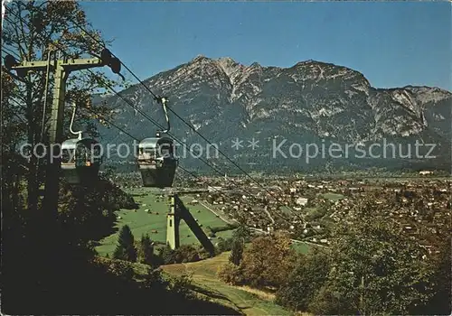 Garmisch Partenkirchen Eckbauer Bahn mit Kramer Kat. Garmisch Partenkirchen