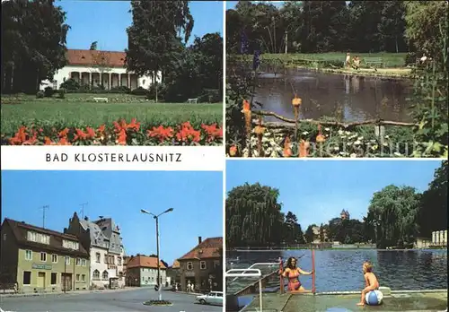 Bad Klosterlausnitz Moorbad Kurpark Markt Freibad Kat. Bad Klosterlausnitz