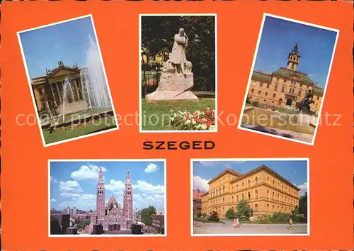 Szeged Bauwerke und Denkmal Kat. Szeged
