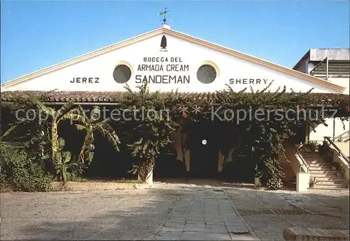 Jerez de la Frontera Bodegas Sandeman Entrada principal Kat. Jerez de la Frontera