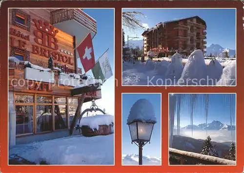 Villars sur Ollon Hotel Le Bristol Winteridyll Kat. Villars sur Ollon