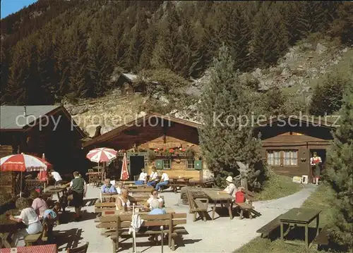 Ginzling Tristenbachalm im Floitental Jausenstation Kat. Mayrhofen