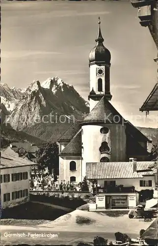 Garmisch Partenkirchen Kirche Kat. Garmisch Partenkirchen