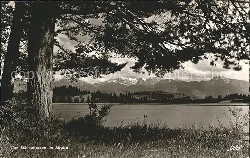 Lechbruck See Partie am Schmuttersee Kat. Lechbruck am See