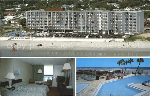 Daytona Beach Beachcomer Oceanfront Inn Room Swimmingpool Kat. Daytona Beach