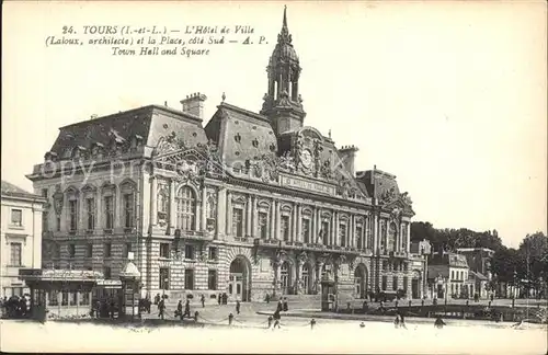 Tours Indre et Loire Hotel de Ville Kat. Tours