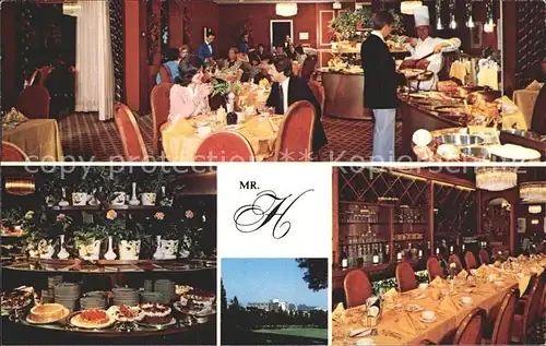 Beverly Hills California Mr H Restaurant at The Beverly Hilton Kat. Beverly Hills