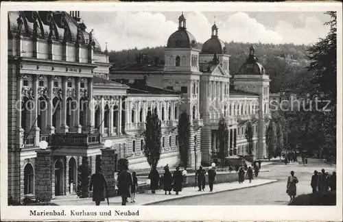 Marienbad Tschechien Boehmen Kurhaus und Neubad Kat. Marianske Lazne