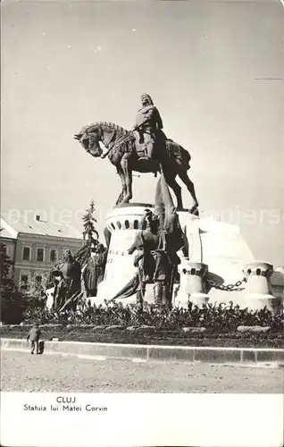 Cluj Napoca Statuia lui Matei Corwin Kat. Cluj Napoca