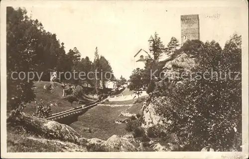 Bergell Ruine Castelmur Kat. Soglio