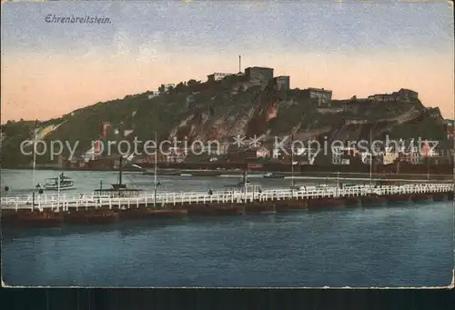 Ehrenbreitstein Festung Bruecke Kat. Koblenz