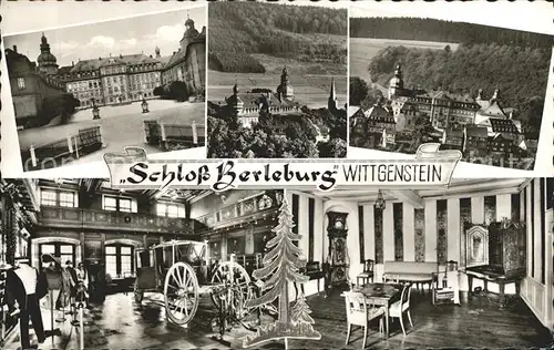 Berleburg Bad Schloss Berleburg Wittgenstein Teilansichten Kat. Bad Berleburg