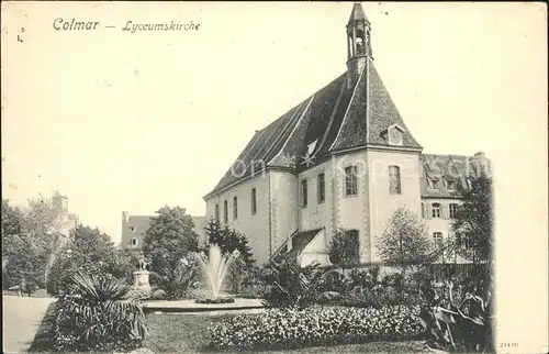 Colmar Haut Rhin Elsass Lyceumskirche Kat. Colmar