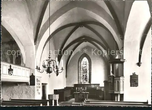 Trendelburg Ev Kirche Inneres Kat. Trendelburg
