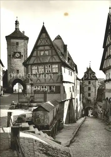 Rothenburg Tauber Pionier Tor Kat. Rothenburg ob der Tauber