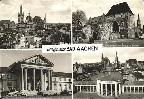 Aachen Dom Ponttor Kurhaus Elisenbrunnen Kat. Aachen