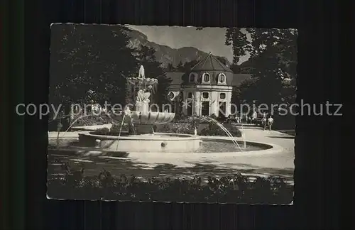 Bad Reichenhall Kurpark Brunnen Kat. Bad Reichenhall