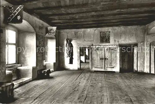 Meersburg Bodensee Die Meersburg Palas im Schloss Kat. Meersburg