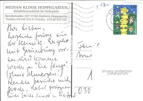 Hoppegarten Median Klinik Hoppegarten Kat. Hoppegarten