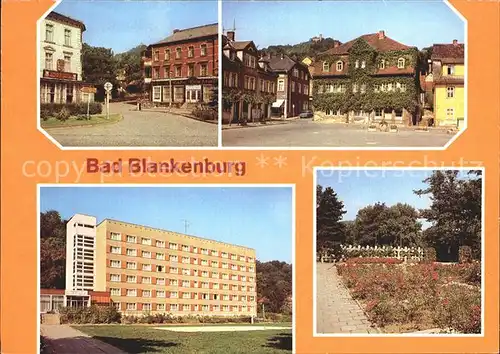 Bad Blankenburg FDGB Heim Greifenstein und Magnus Poser Markt Anlagen Kat. Bad Blankenburg