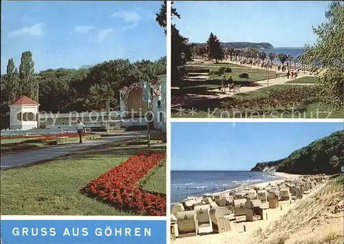 Goehren Ruegen Pavillon Promenade Strandpartie Kat. Goehren Ostseebad Ruegen