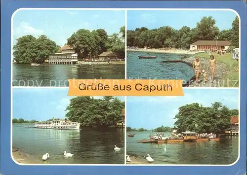 Caputh Restaurant am Faehrhaus Strandbad  Kat. Schwielowsee