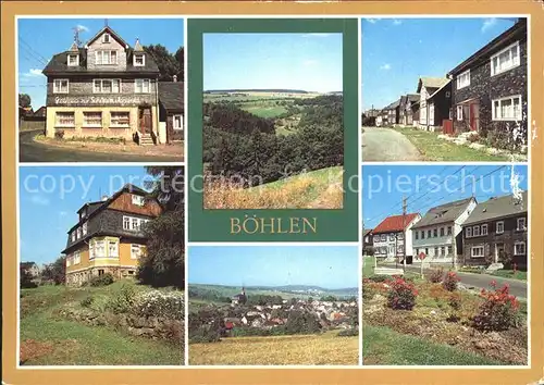 Boehlen Thueringen Restaurant zur schoenen Aussicht Muehltal Kat. Boehlen Thueringen