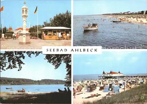 Ahlbeck Ostseebad Seebruecke Wolgastsee Strnad Kat. Heringsdorf Insel Usedom