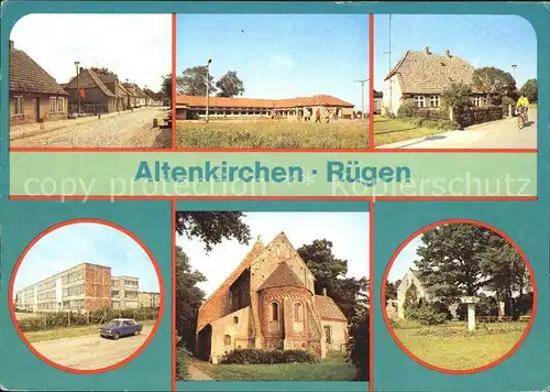 Altenkirchen Ruegen Werner Seelenbinder Strasse Kirche  Kat. Altenkirchen Ruegen