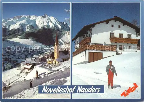 Nauders Tirol Novelleshof Jausenstation Kat. Nauders